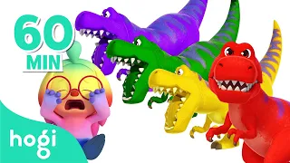 Colorful Surprise Eggs｜Dinosaur Eggs + More｜Learn Colors and Nursery Rhymes for Kids｜Hogi Colors