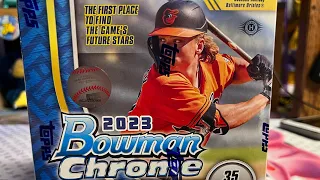 Opening 2023 Bowman Chrome Mega Boxes ! The Protector of the Mojo Packs !!!