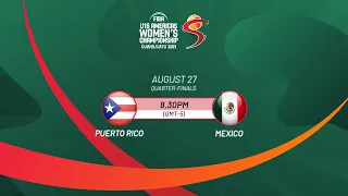 Quarter-Finals: Puerto Rico v Mexico | Full Game - FIBA U16 Americas Women's Championship 2021