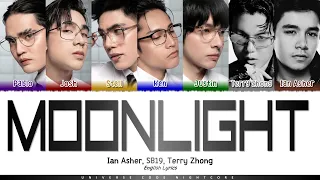 IAN ASHER, SB19, TERRY ZHONG - 'MOONLIGHT' (Color Coded Lyrics)