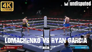 Vasyl Lomachenko vs Ryan Garcia | Fight Simulation | Undisputed | 4K 60FPS