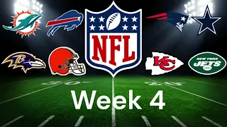 2023 NFL Week 4 Preview and Predictions