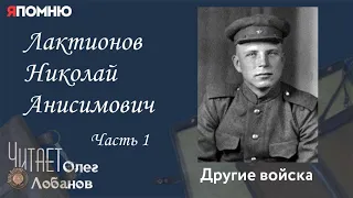 Лактионов Николай Анисимович. Часть 1. Проект "Я помню" Артема Драбкина. Другие войска.