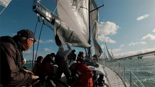 Yacht Racing in 25 Knots Wind 1 | Rigging - Pre Start - Start | Dufour 45E Performance