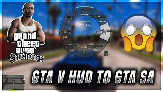 *NEW* GTA San Andreas GTA V Hud MOD by DK22Pac | GAMIX7 | EASY TUTORIAL | GTA SA MOD | GTA SA PC