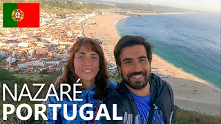 Las playas con las OLAS MAS GRANDES DEL MUNDO 🌊 Nazaré, Portugal |   VUELTALMUN