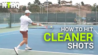 Tennis | Hit CLEANER GROUNDSTROKES and Move BETTER With This Simple Tip