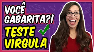 VÍRGULA – TESTE de PORTUGUÊS! Você gabarita? || Prof. Letícia Góes