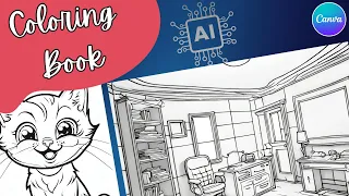 Canva AI Magic: Crafting Coloring Book Pages