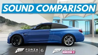 Horizon 3 vs Forza 6: Sound Comparison!