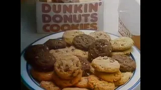 1980 Dunkin Donuts Cookies Commercial