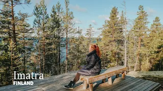 Finland, Imatra. Финляндия, Иматра. Яхта, гармонь, костер