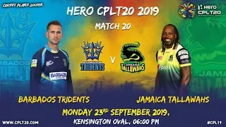 Match 20 | Highlights | #BTvJT | #CPL19