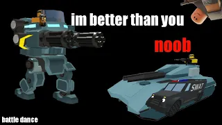Mecha Base vs Railgun Tank - Tower Defense Simulator (Roblox) Memes