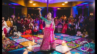 BRIDES SANGEET DANCE MADE WHOLE AUDIENCE CRY | INDIAN & PAKISTANI WEDDING | TUJH MEIN RAB DIKHTA HAI