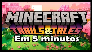 ATUALIZAÇÃO MINECRAFT 1.20 EM 5 MINUTOS! (TRAILS AND TALES)