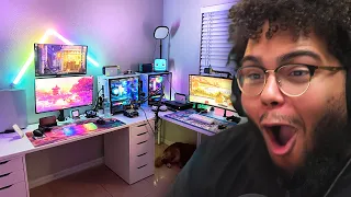 GRIZZY REACTS TO YOUR GAMING SETUPS!