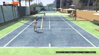 Grand Theft Auto V - Michael And Trevor Play Tennis Part 1