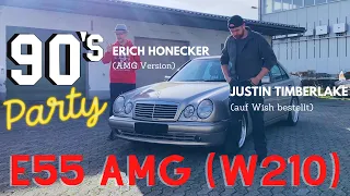 Mercedes E55 AMG 1998 (W210) ohne Rost 🙌 Trockeneisstrahlen, Versiegeln