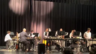 Brooke High School percussion ensemble 2024