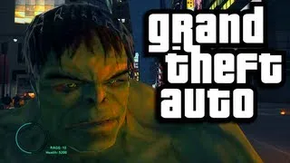 GTA 4 PC Mods: The Incredible Hulk (Funny Moments with Mods in GTA 4 with Sidearms4Reason)