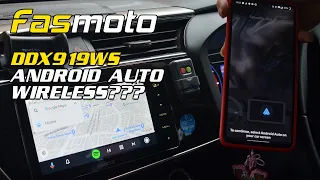 Does Android Auto work wirelessly on the DDX919WS? Yes and No...