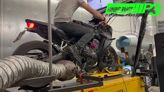 Honda CBR650R Dyno Video ECU Flash Mapping Akrapovic Exhaust DNA filter P3 Tuning