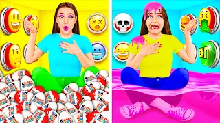 1000 Gizemli Düğme Mücadelesi | Sadece 1 tanesi kaçmana izin veriyor 4Teen Challenge