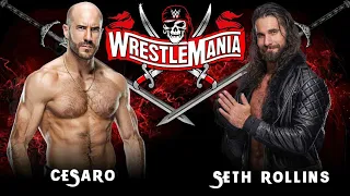 Cesaro VS Seth Rollins WrestleMania 37 Simulation (WWE 2K20)
