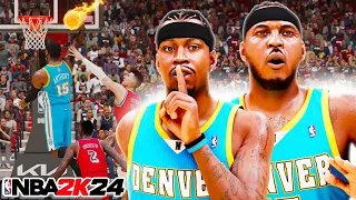 Prime Allen Iverson & Melo Are BUCKETS In NBA 2K24 Play Now Online!