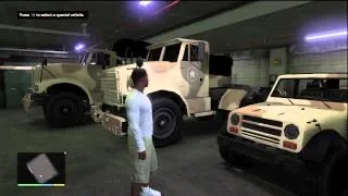 GTA V - Military Vehicle Storage (Grove Street Garage)