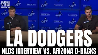 Andrew Friedman & Brandon Gomes Break Down LA Dodgers vs. Arizona Diamondbacks NLDS Series Matchup