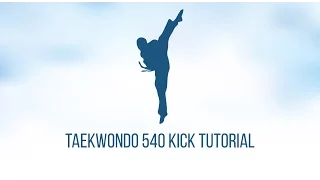 Taekwondo 540 kick tutorial