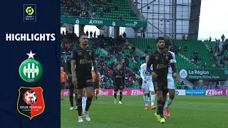 AS SAINT-ÉTIENNE - STADE RENNAIS FC (0 - 5) - Highlights - (ASSE - SRFC) / 2021-2022