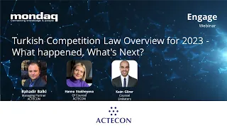 Webinar: Turkish Competition Law Overview For 2023 - What Happened, What's Next?