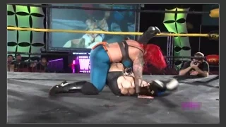 Ladies wrestling fails - Allysin Kay vs Lufisto(c)