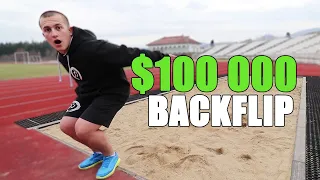 Backflip Progression In 1 Hour - $100 000 Challenge