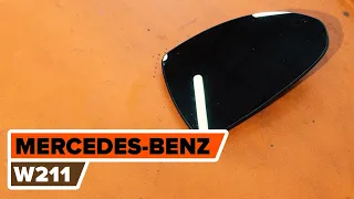 How to change glass for wing mirror MERCEDES-BENZ W211 E-Class [TUTORIAL AUTODOC]