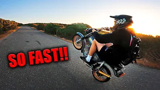 Chasing tall dude on fast Simson - RAW