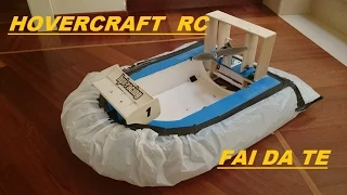 Hovercraft Radiocomandato Autocostruito - Fai Da Te HomeMade Brushless DIY