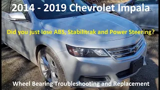 2015 Impala Wheel Bearing Troubleshooting and Replacement