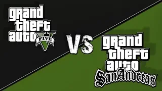 GTA 5 VS GTA SAN ANDREAS /КАКОЙ ТАНК КРУЧЕ