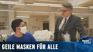 Mit Mundschutzmasken lässt sich jetzt Kohle verdienen (Ralf Kabelka) | heute-show vom 24.04.2020