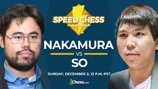 2018 Speed Chess Championship Finals: Nakamura vs So