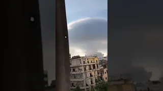 BEIRUT, LEBANON EXPLOSION - Camera Angle video 3