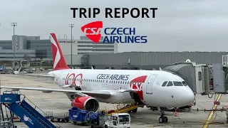 TRIP REPORT | Czech Airlines Airbus A320-214 (Economy) Prague PRG - Paris Charles de Gaulle CDG