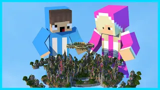 MIPAN & ZUZUZU MENJADI SUPER BESAR DI DUNIA MINECRAFT! AKUDAV JADI KECIL BANGET