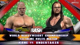 EXTREME RULES The Undertaker vs Kane - World Heavyweright Championship - WWE SmackDown vs Raw 2010