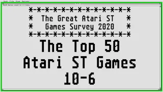 The Top 50 Atari ST Games Episode 9: 10-6