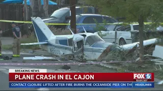 Pilot injured in small plane crash in El Cajon